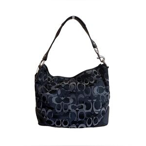 Coach Optic Signature Hobo Shoulder Bag